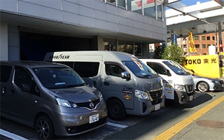 タイヤ卸売り事業の写真